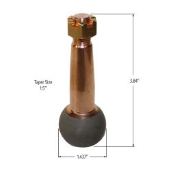 Howe Upper Ball Joint Stud ONLY - +.500" - ( 22300/22320)