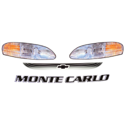 1999 Monte Carlo Headlight Decals