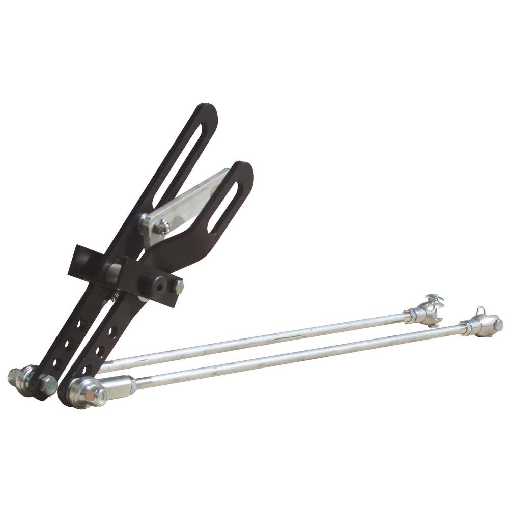 PRP Two Lever Shifter w/Lock & Clevis - Black - 20" Rods