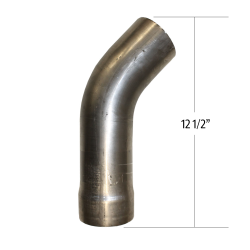 Schoenfeld 3-1/2" Diameter 45° Exhaust Elbow