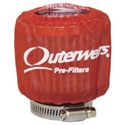 Outerwears Breather Pre-Filter w/ Shield - (Red)