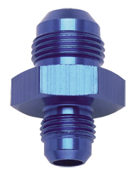 --Aluminum Male Flare Reducer Adapter - #6 x #10 (Blue)