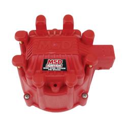 MSD Extreme Output GM HEI Distributor Cap - (Red Cap)