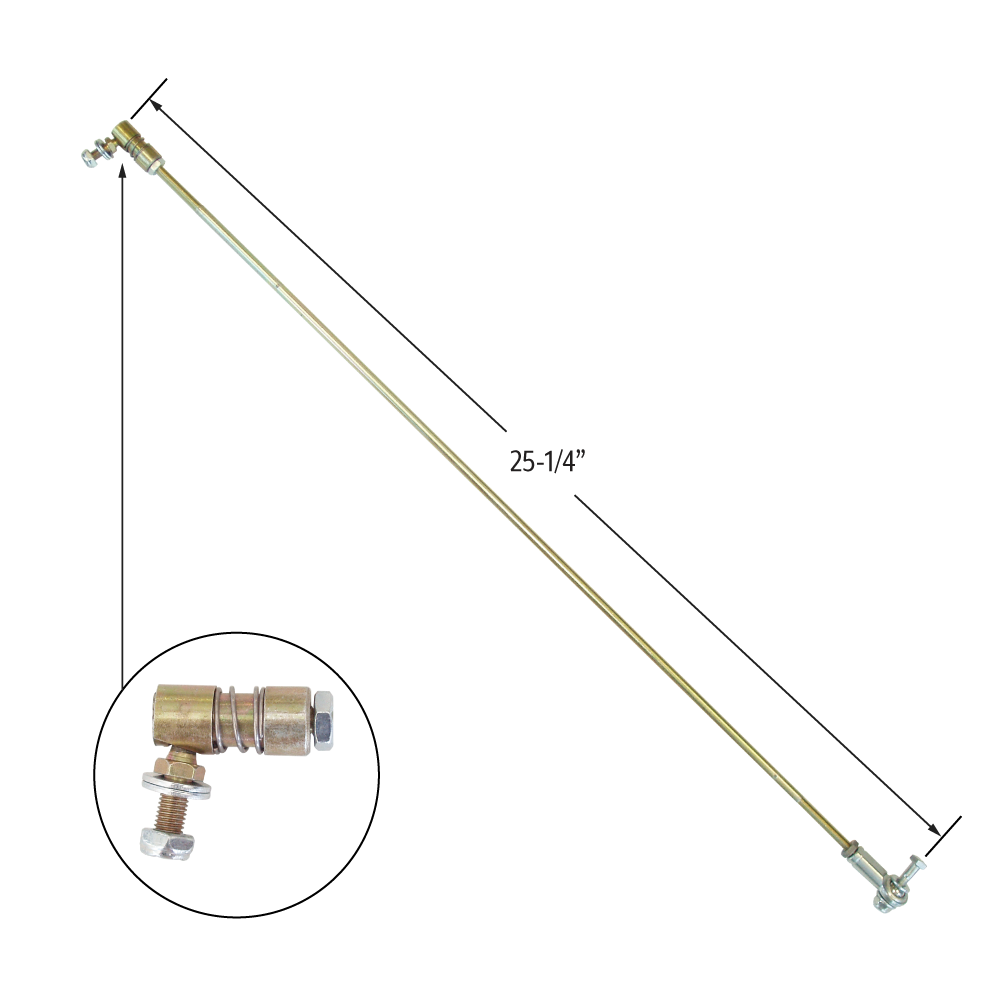 Picture of Tom Cat Steel Throttle Rod w/1 Quick Disconnect End