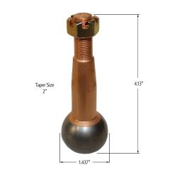 Howe Upper Ball Joint Stud ONLY - +.500" - (22301S)