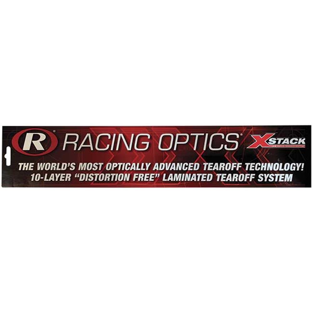 10204C-6 Racing Optics 10204C Buy 5 Get 1 FREE X-Stack Tearoffs 