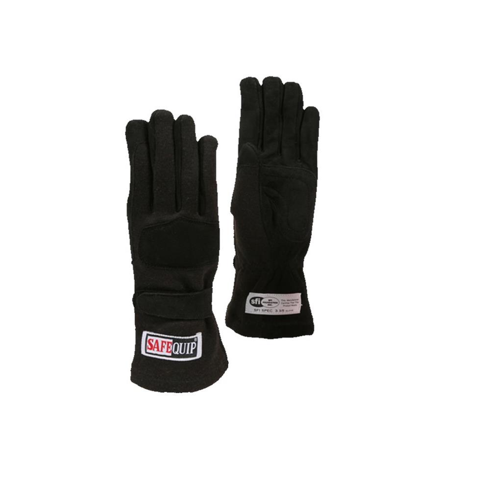 Racequip Double Layer Glove - Small - Black