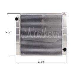 Northern 2 Row GM Radiator - (19" x 24")