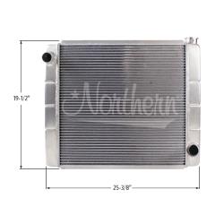 Northern 2 Row GM Radiator - (19" x 26")