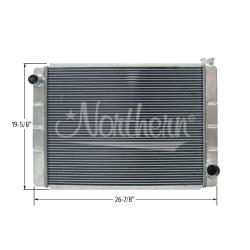 Northern 2 Row GM Radiator - (19" x 28")