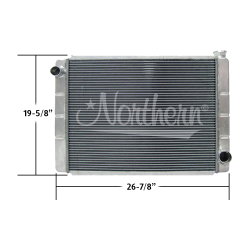 Northern 2 Row GM Radiator - (19" x 28")