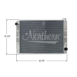 Northern 2 Row GM Radiator - (19" x 31")