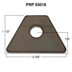 PRP Seat Tab Kit - 3/16" Steel - 1/2" Hole - (10 pack)