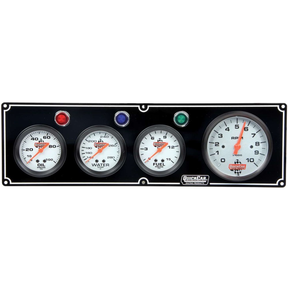 QuickCar Gauge Panels w/ 33/8" Tachs Performance Bodies
