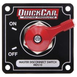 Quickcar Master Disconnect Switch w/ Black Panel