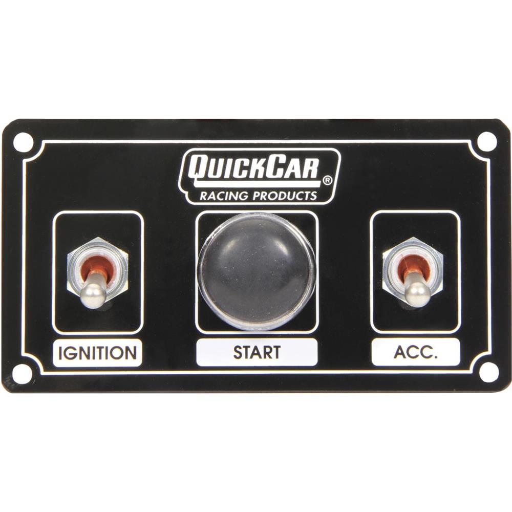 thumbnail interactive-video image 1 of QuickCar 50-522 Toggle Switch Ignition Panel For IMCA Sportmod Race Cars 1 of 5