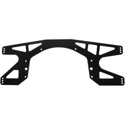 Out-Pace Lightweight Adjustable Chevy Mid Plate - (5/8" Off)