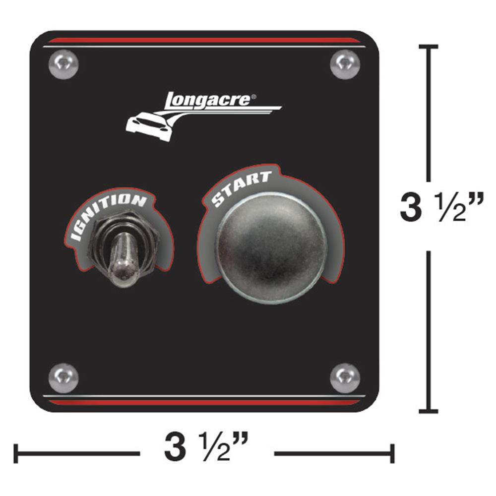 Longacre Ignition Panel w/ Standard Switch - (Black)