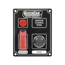 Quickcar Ignition Black Panel w/Flip Switch and Light