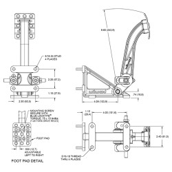 Wilwood Standard Forward Floor Mount Brake Pedal