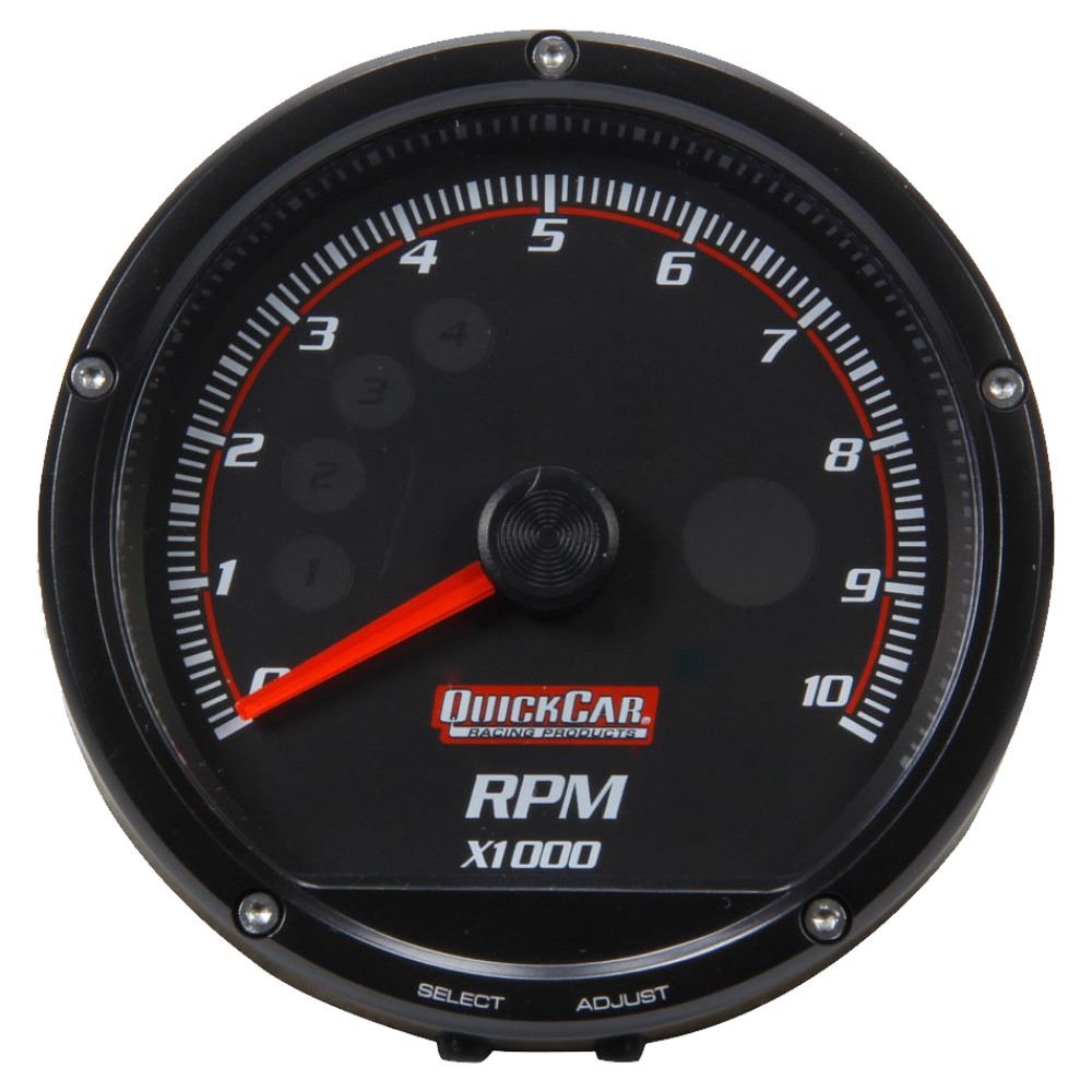 QuickCar 3" Multi Recall Tach - (Black)