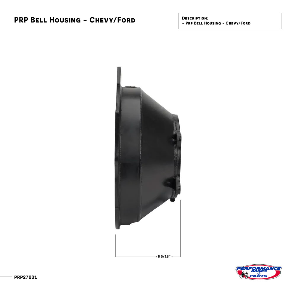 PRP Steel Bell Housing (Chevy/Ford) Performance Bodies