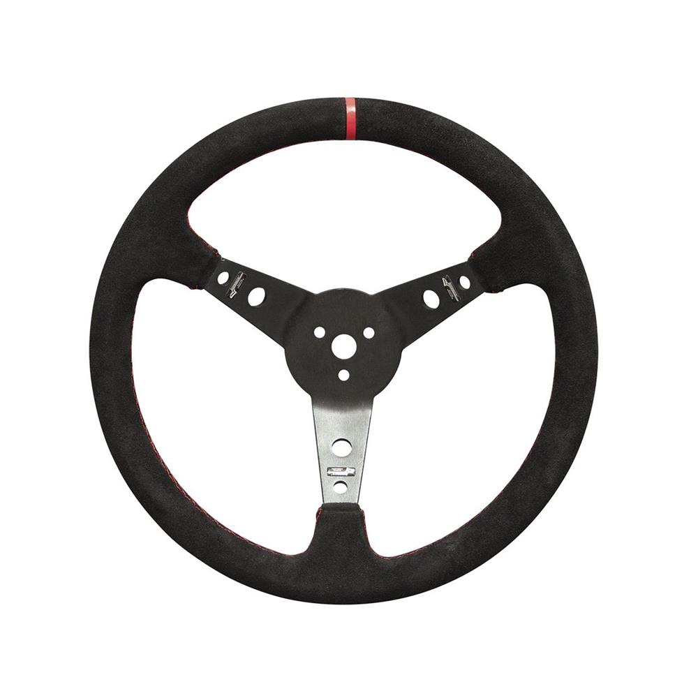 Picture of Longacre Pro Aluminum Steering Wheel w/ Suede Grip