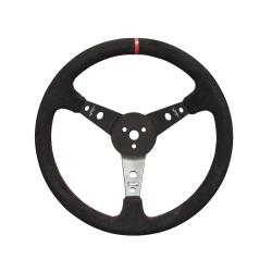 Longacre Pro Aluminum Steering Wheel w/ Suede Grip