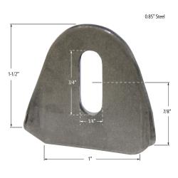 PRP Slotted Trick Tab Kit - .085" Steel - 1/4" X 3/4" - (10)