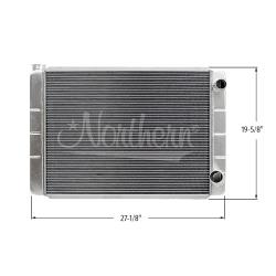 Northern 2 Row GM Double Pass Radiator - (19" x 28")