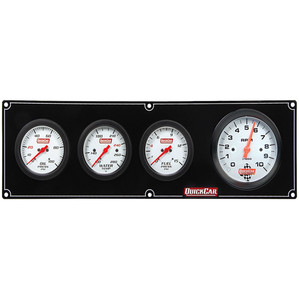 Picture of QuickCar Extreme Gauge Panels with 3" Tach