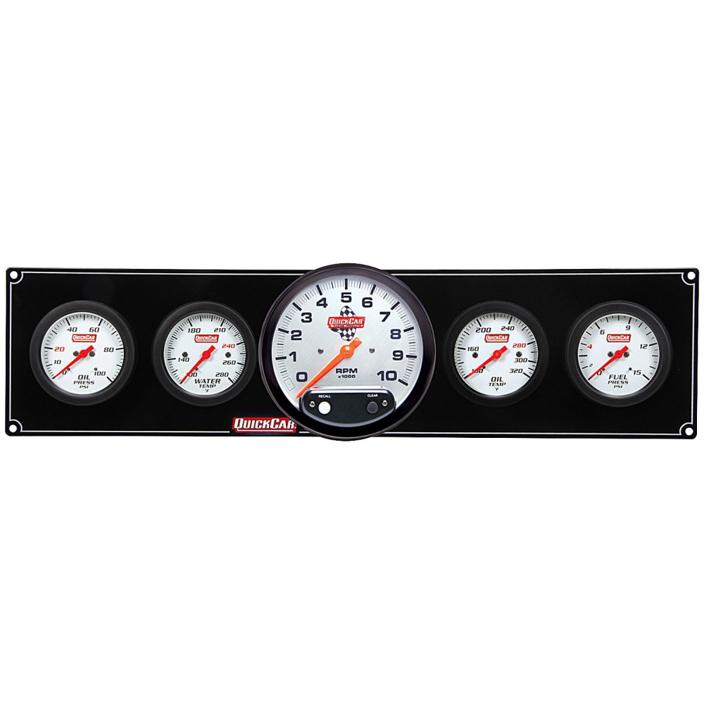 QuickCar Extreme Gauge Panels with 5" Tach Performance Bodies