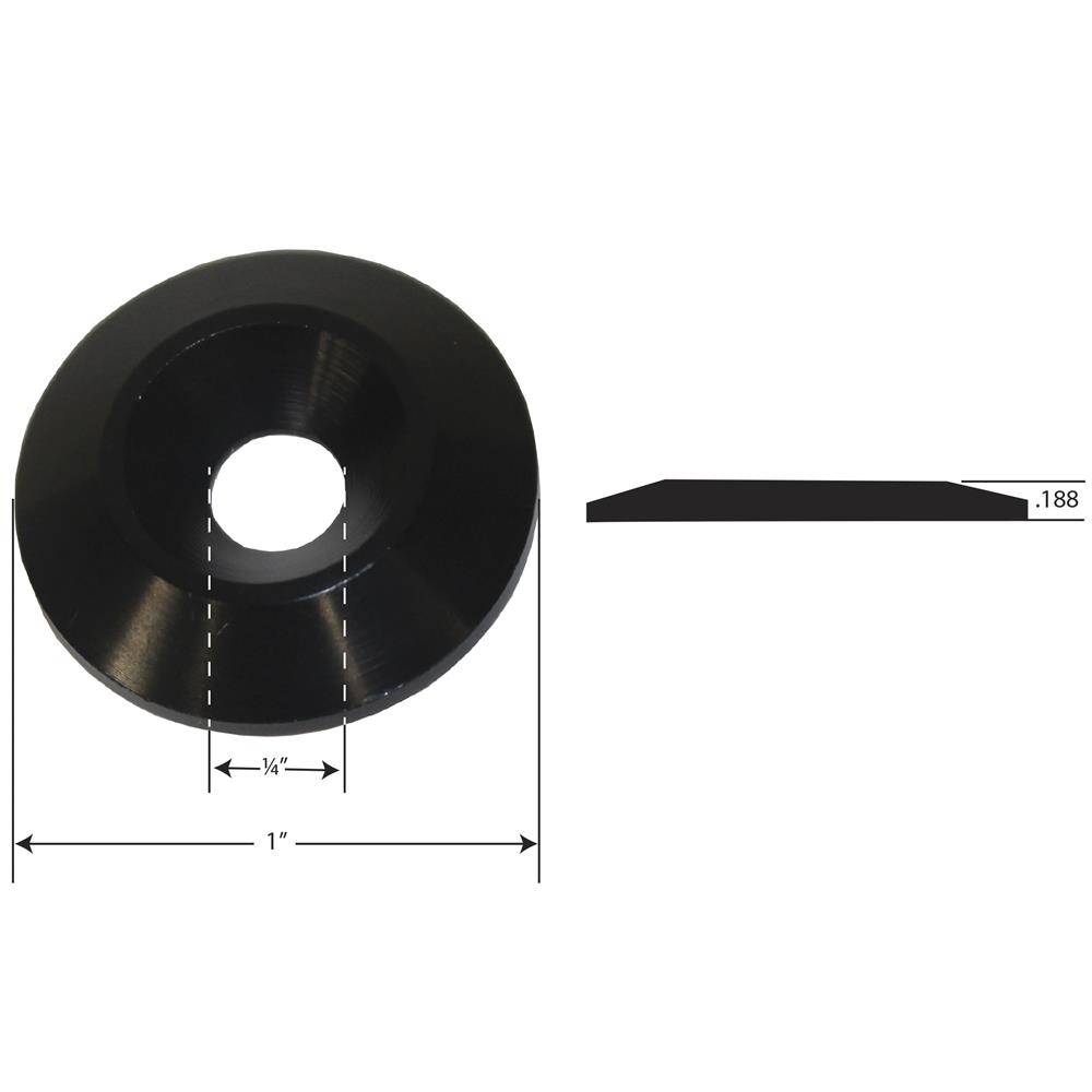 PRP Countersunk/Flat Aluminum Washers Performance Bodies