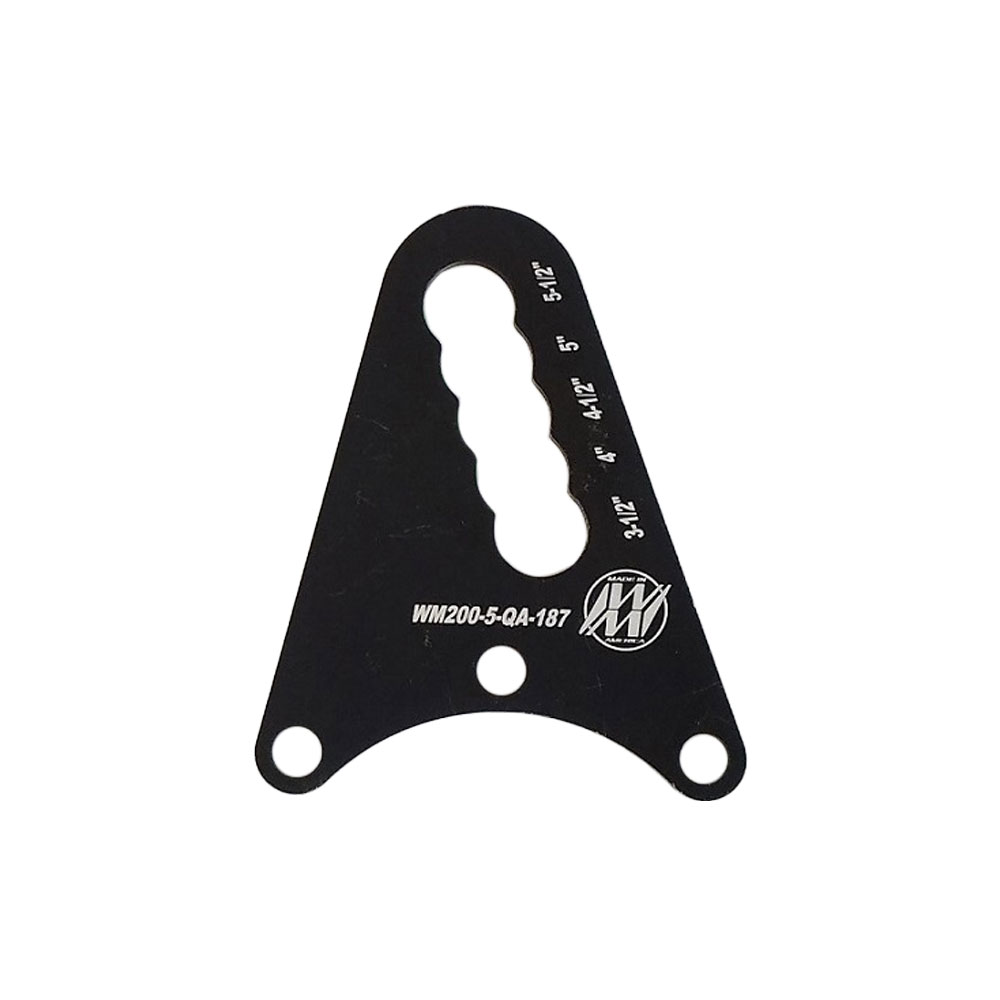 Wehrs 3/16" Suspension Cage Plate Only (Slanted Slot)