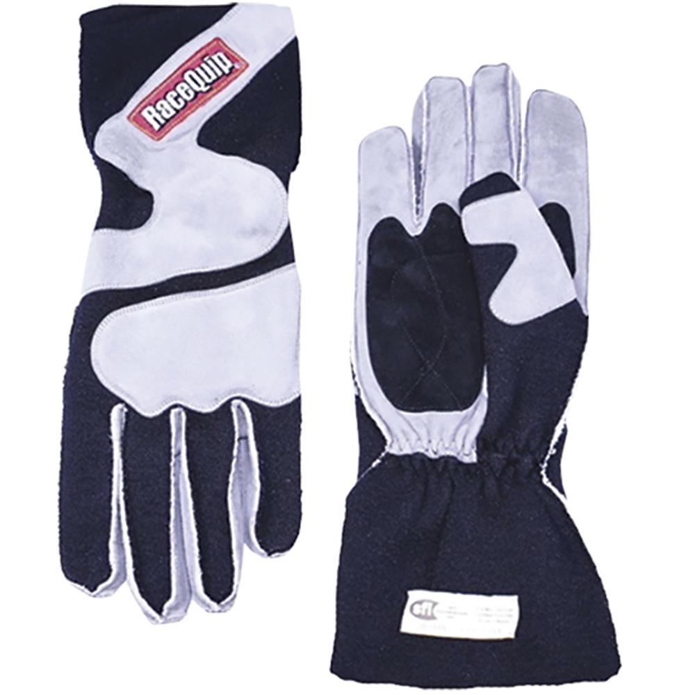 Racequip Double Layer Outseam Glove - Small - Black