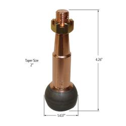 Howe Upper Ball Joint Stud ONLY - +.900" - (22302)