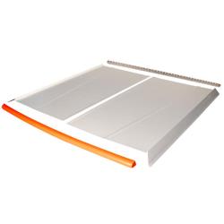 Flat Top 2-pc Alum Roof Kit - (White / Flo Orange Cap)