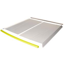 Flat Top 2-pc Alum Roof Kit - (White / Flo Yellow Cap)