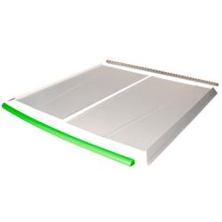 Flat Top 2-pc Alum Roof Kit - (White / Flo Green Cap)