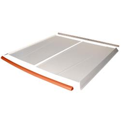 Flat Top 2-pc Alum Roof Kit - (White / Orange Cap)