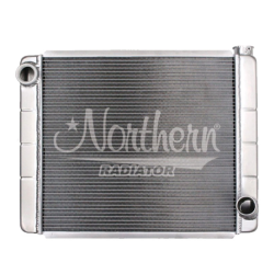 Northern 2 Row GM Radiator w/Universal Inlet - (19" x 24")