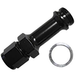 Carb Adapter - #8 x 7/8-20 - Holley 3" (Black)