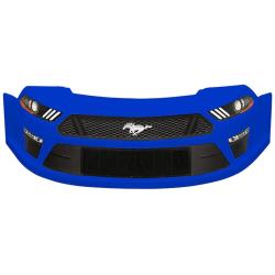MD3 Mustang Stock Car Nose Kit w/Decals - (Chevron Blue)