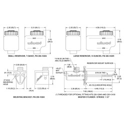 Wilwood Tru-Bar Brake Pedal Kits with Compact Remote Master Cylinders
