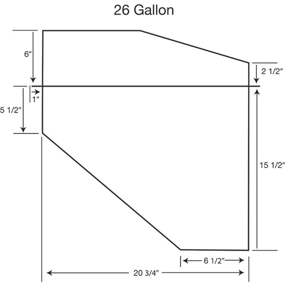 Superior 26 Gallon SFI Wedge Fuel Cell - Performance Bodies