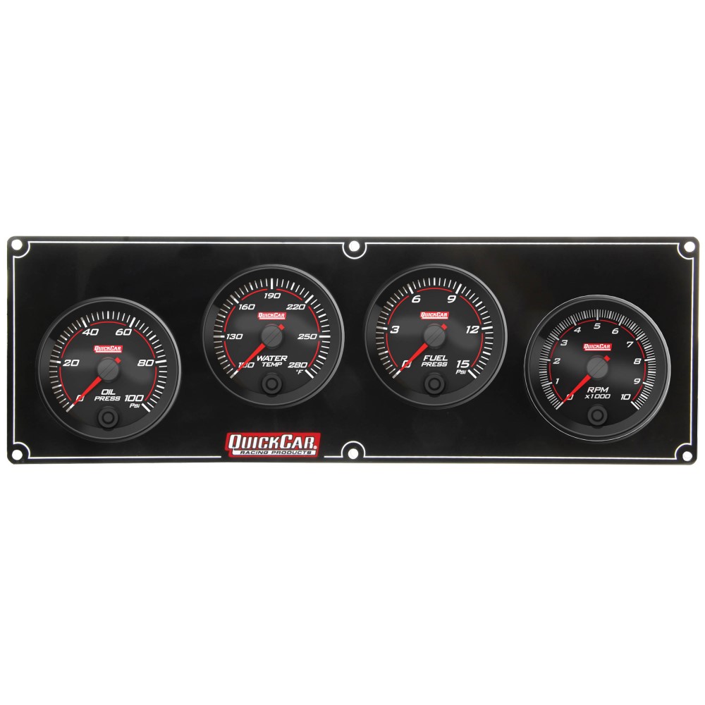 QuickCar Redline Gauge Panels w/ 25/8" Tach Performance Bodies