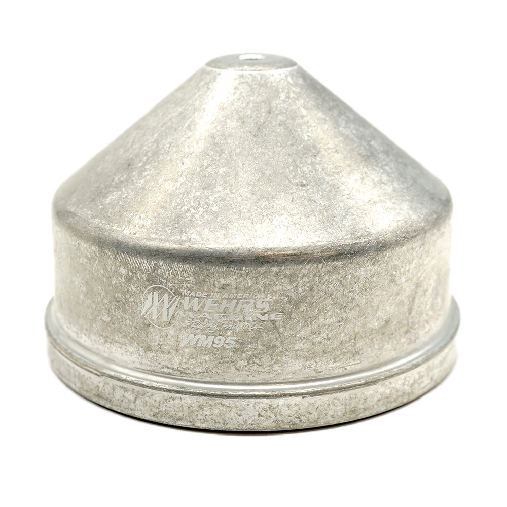 Wehrs Raised Carb Cover - Silver