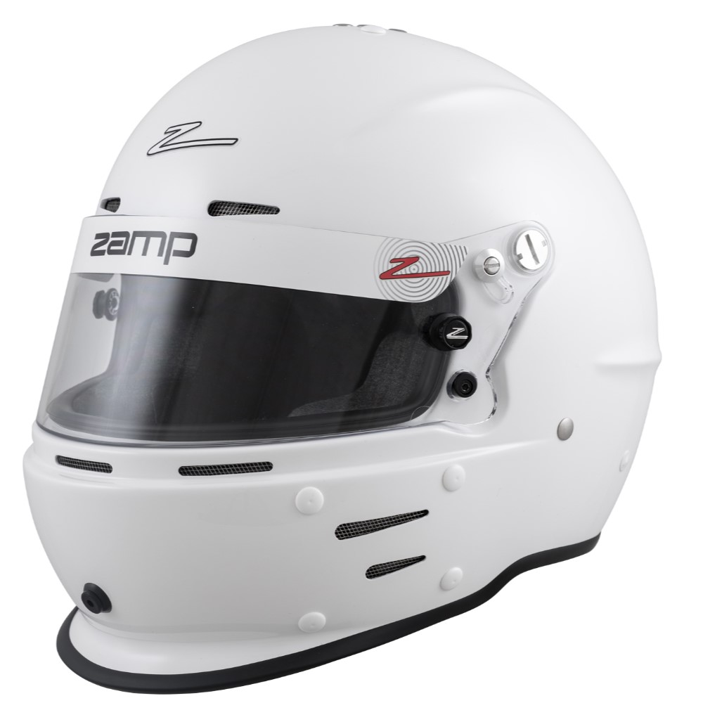 Zamp RZ-62 Gloss White Helmet (Medium)