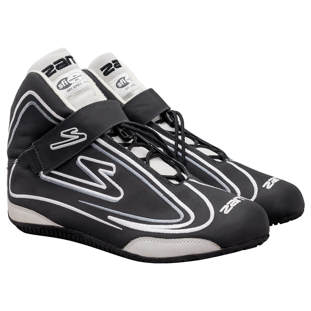 Zamp ZR-50 Race Shoes - Black (Size 8)