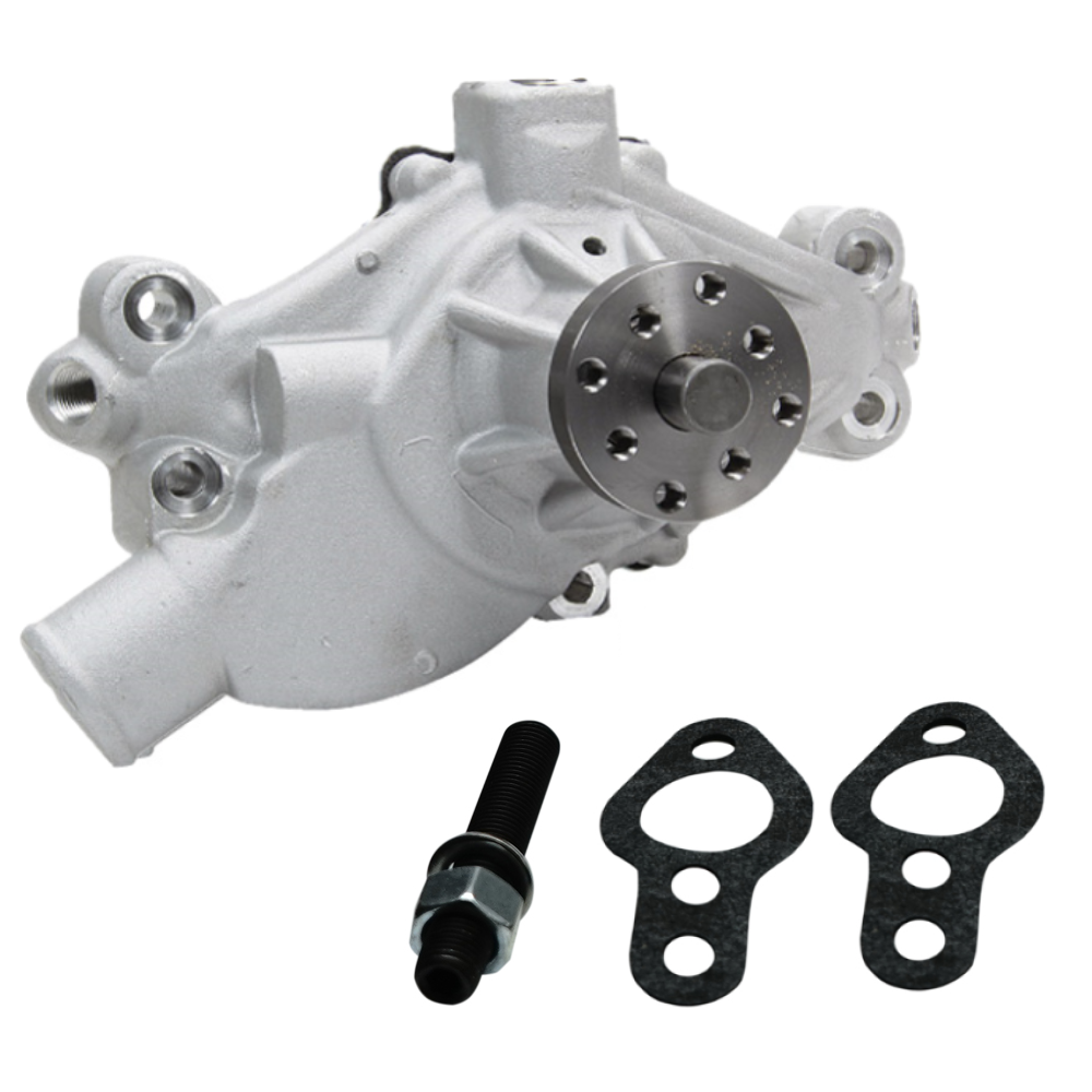 Picture of Jones Aluminum Short Water Pump With Auxiliary Ports